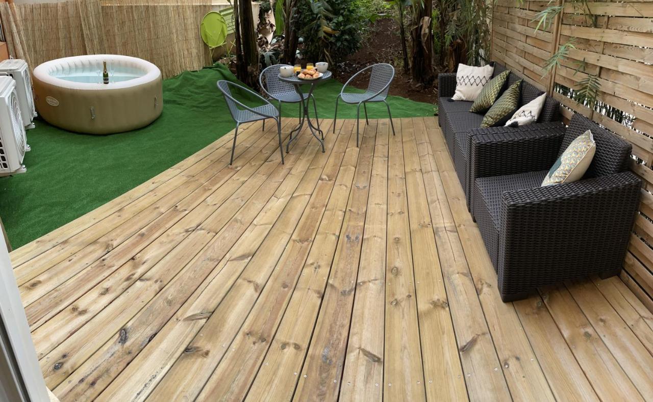 Nouveaute - L'Oasis - T3 - 70 M2 - Jacuzzi Saint-Denis Exterior foto